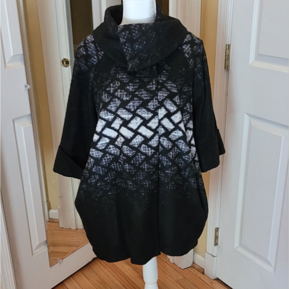 JOSEPH RIBCOFF WRAP STYLE JACKET